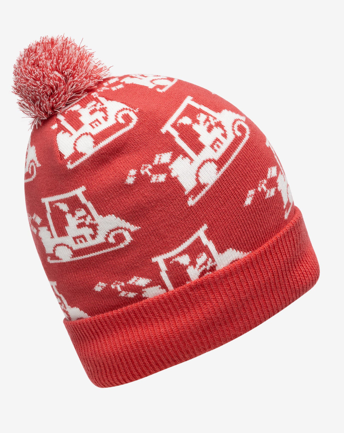 Home Soon Beanie Red | Travis Mathew