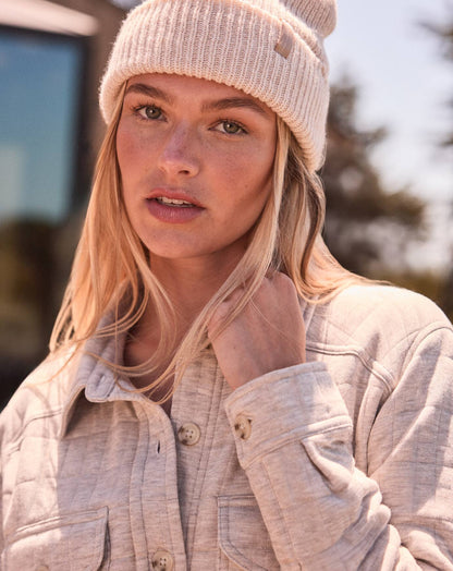 Meadow Beanie Heather Savannah Tan | Travis Mathew