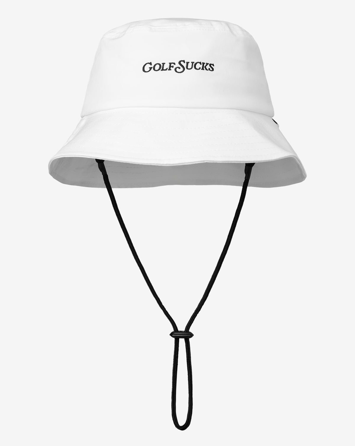 Golf Sucks Bucket Hat White | Travis Mathew