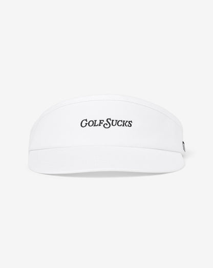 Golf Sucks Visor White | Travis Mathew