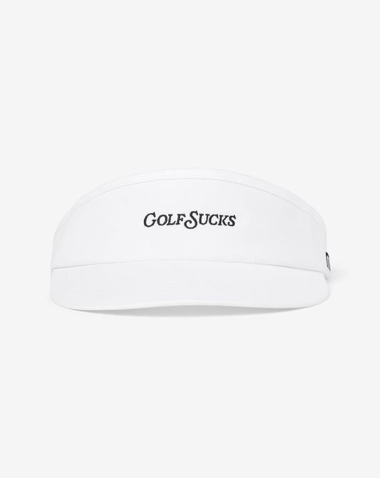 Golf Sucks Visor White | Travis Mathew