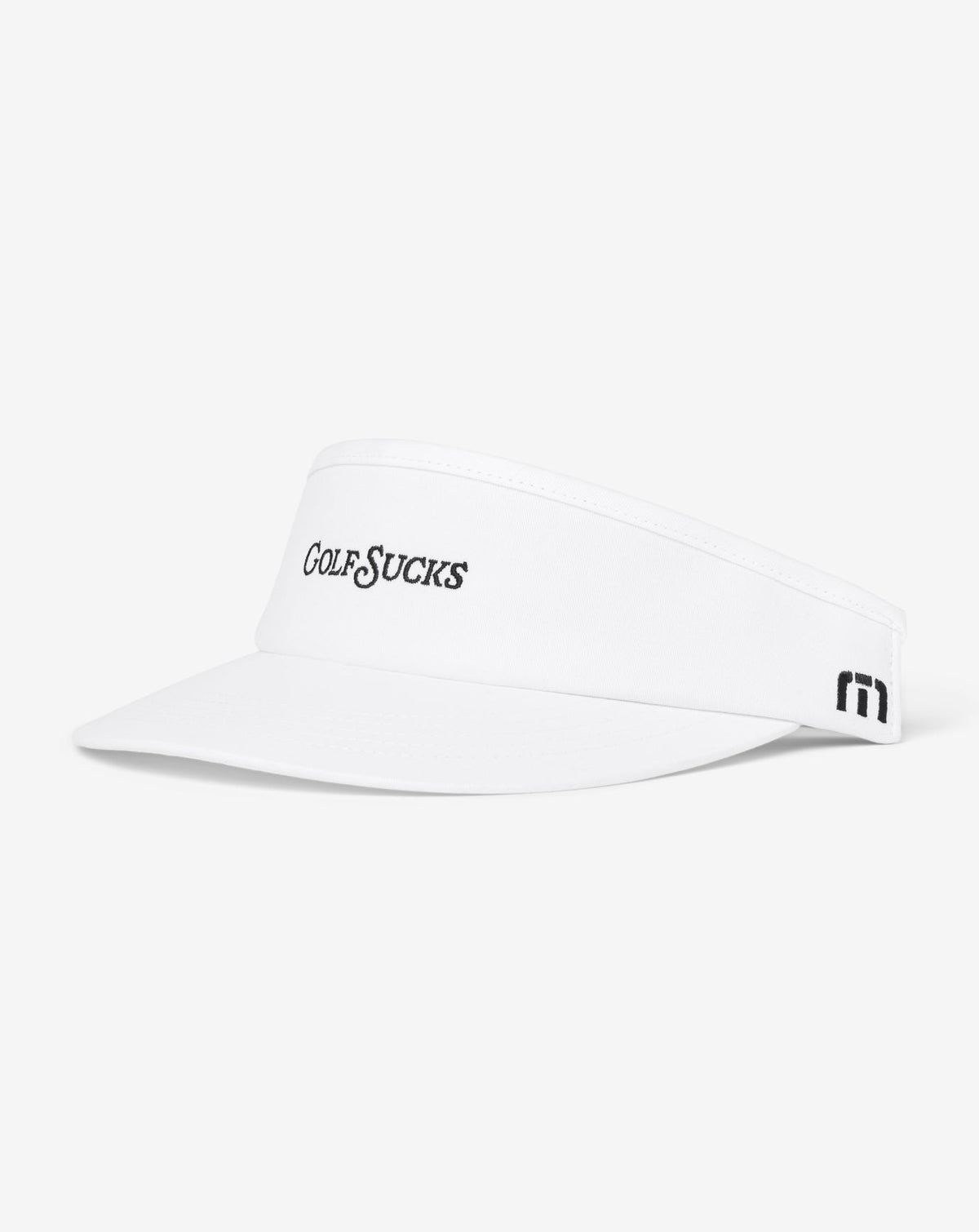 Golf Sucks Visor White | Travis Mathew