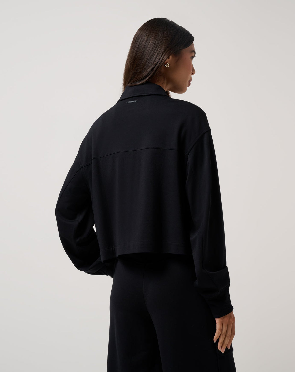 Friday Doubleknit Utility Jacket Black | Travis Mathew