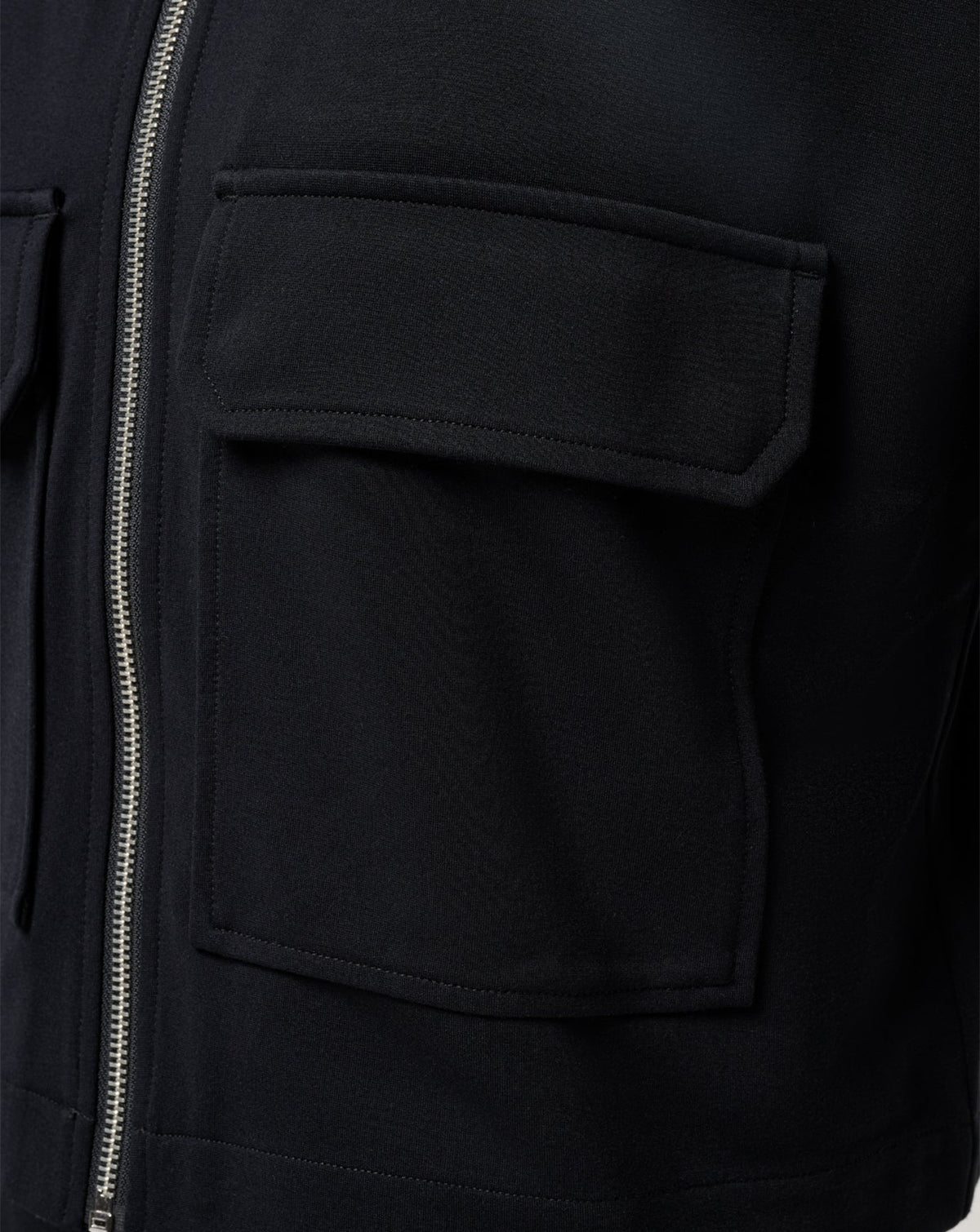 Friday Doubleknit Utility Jacket Black | Travis Mathew
