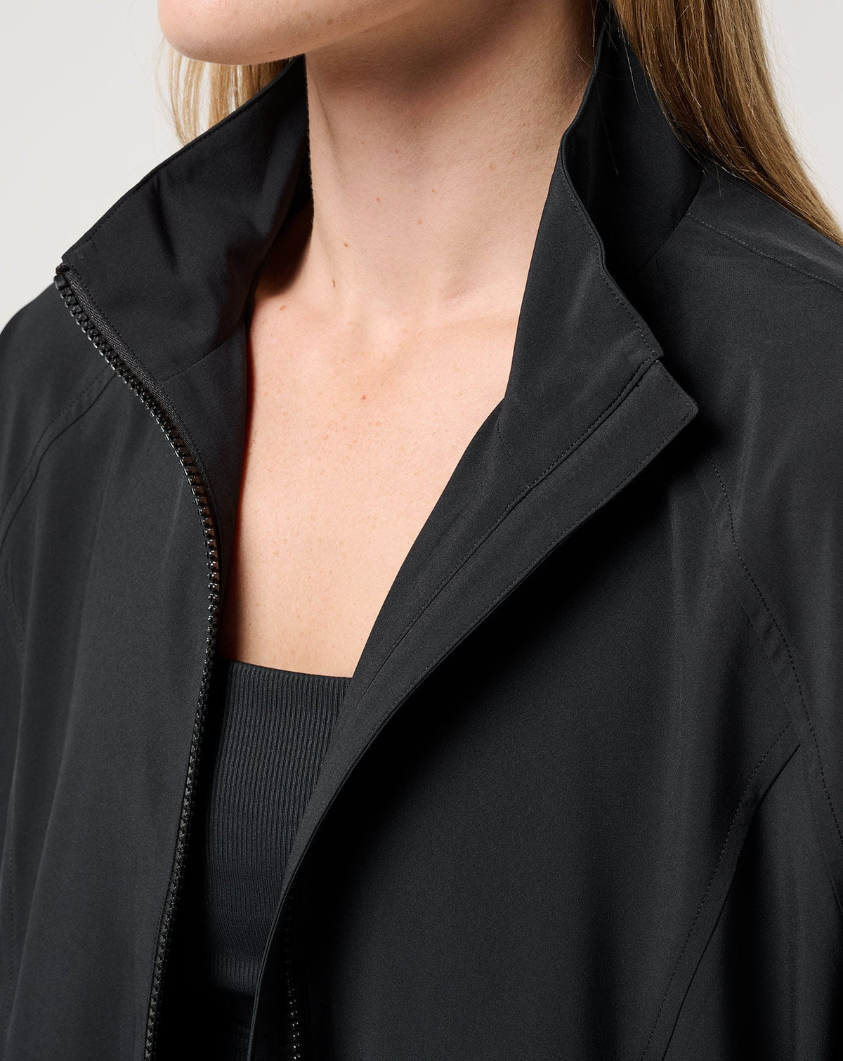 BreezeBlend Travel Day Jacket Black | Travis Mathew