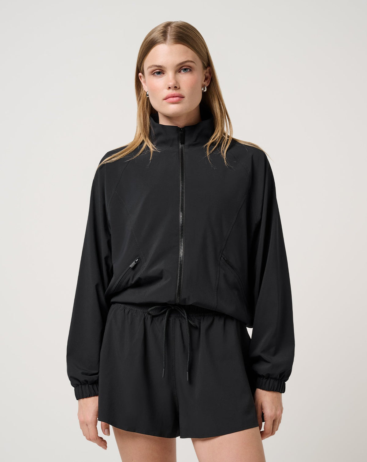 BreezeBlend Travel Day Jacket Black | Travis Mathew