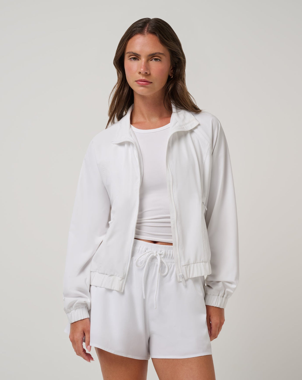 BreezeBlend Travel Day Jacket White | Travis Mathew