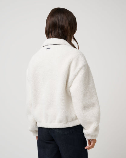 Artful Sherpa Jacket Snow White | Travis Mathew