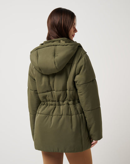 Mont Blanc Hood Puffer Grape Leaf | Travis Mathew