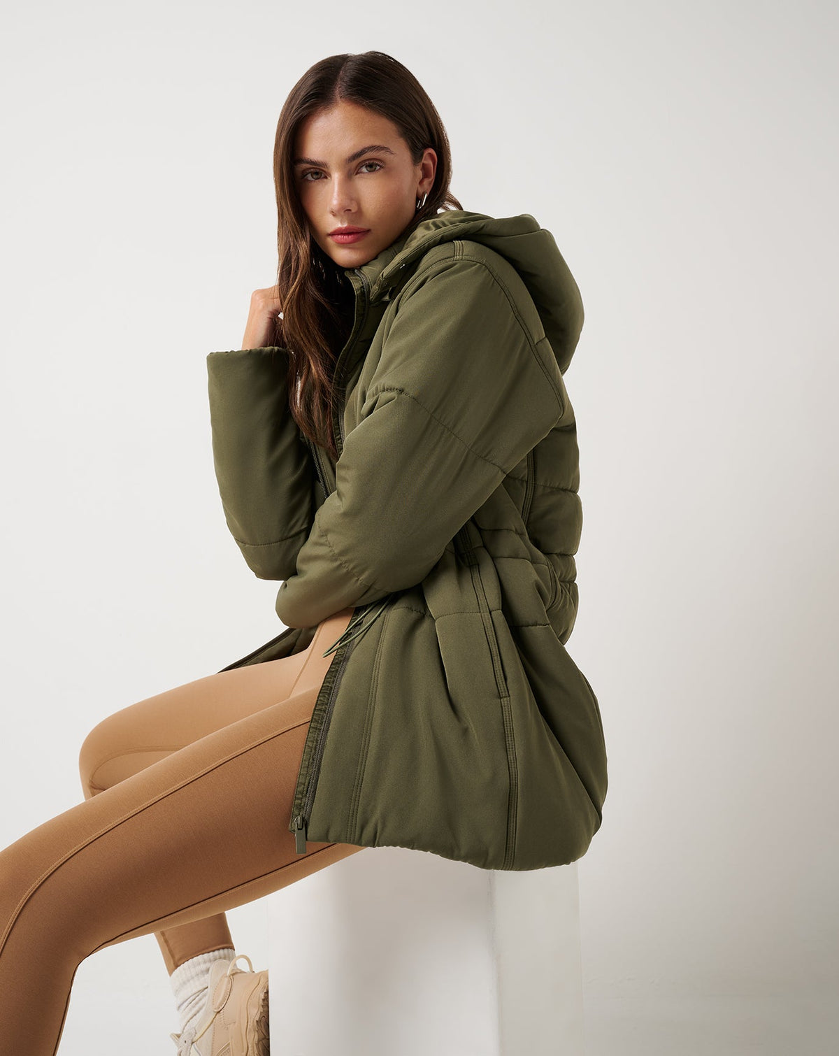 Mont Blanc Hood Puffer Grape Leaf | Travis Mathew