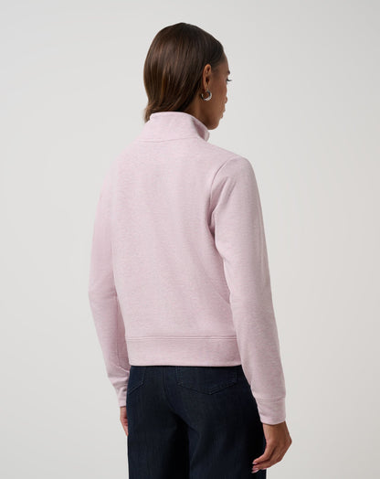 Cloud Fleece Half Zip 2.0 Heather Violet Ice | Travis Mathew