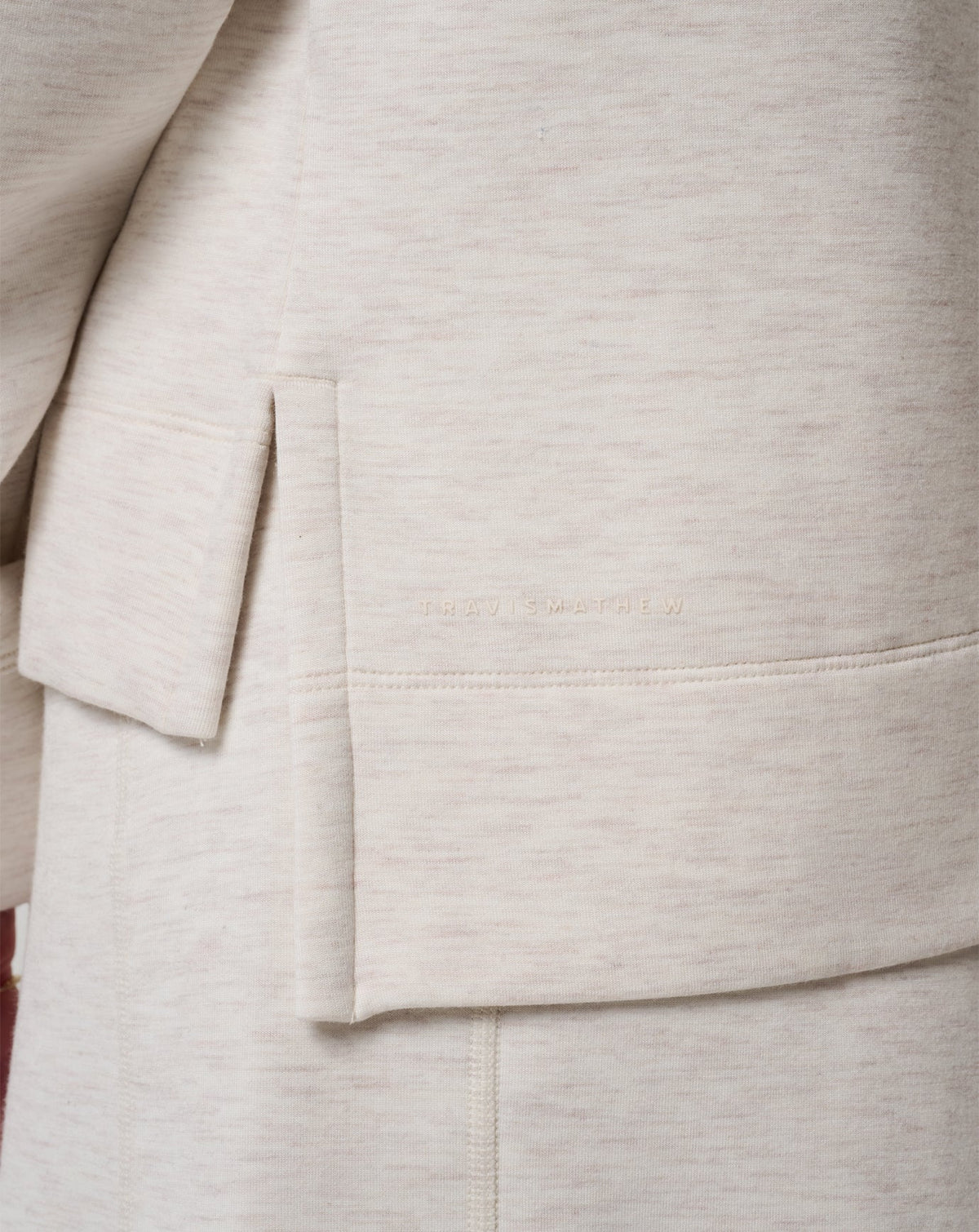 Skyloft Soft Crew Heather Brazillian Sand | Travis Mathew