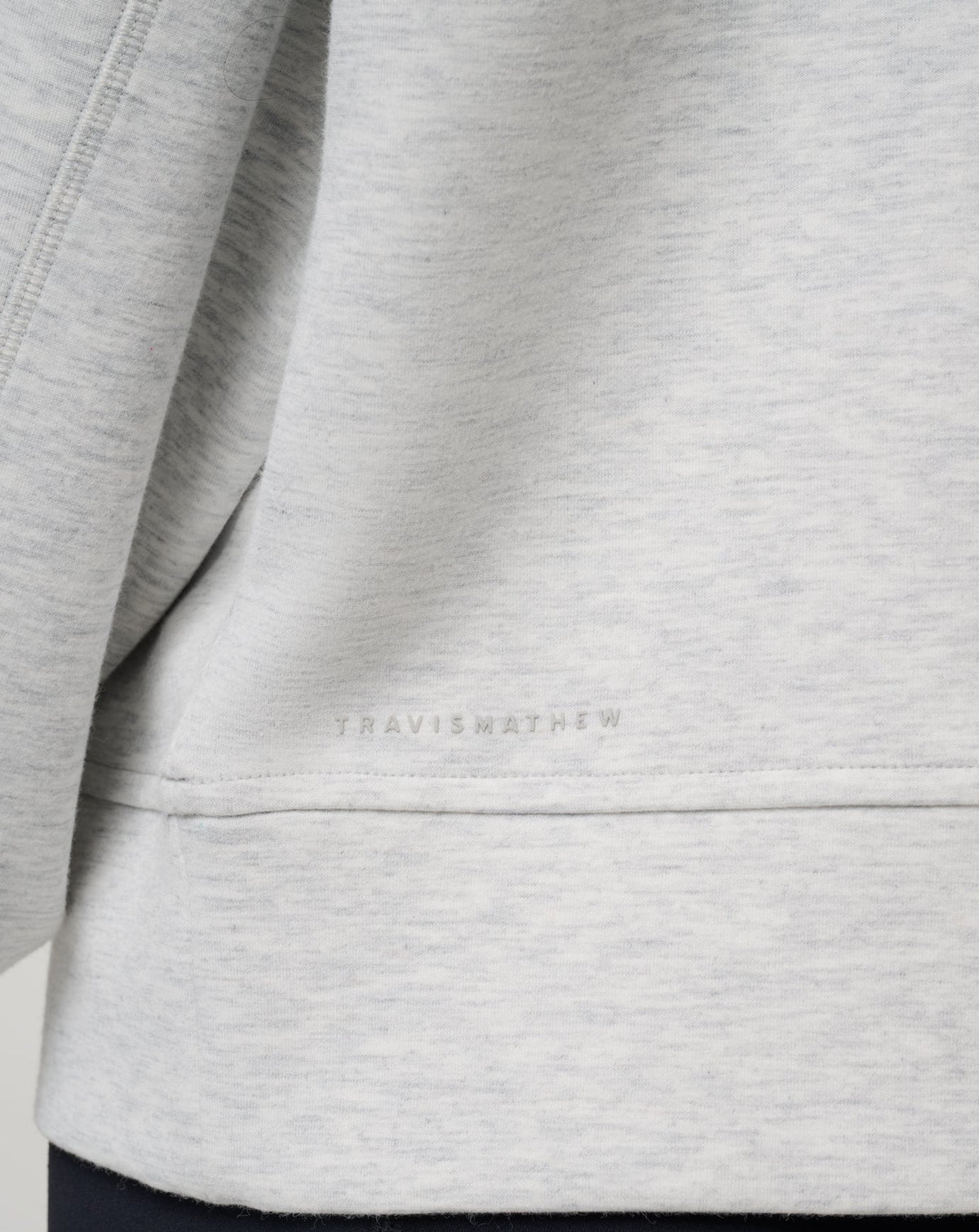 Skyloft Soft Half Zip 2.0 Heather Light Grey | Travis Mathew