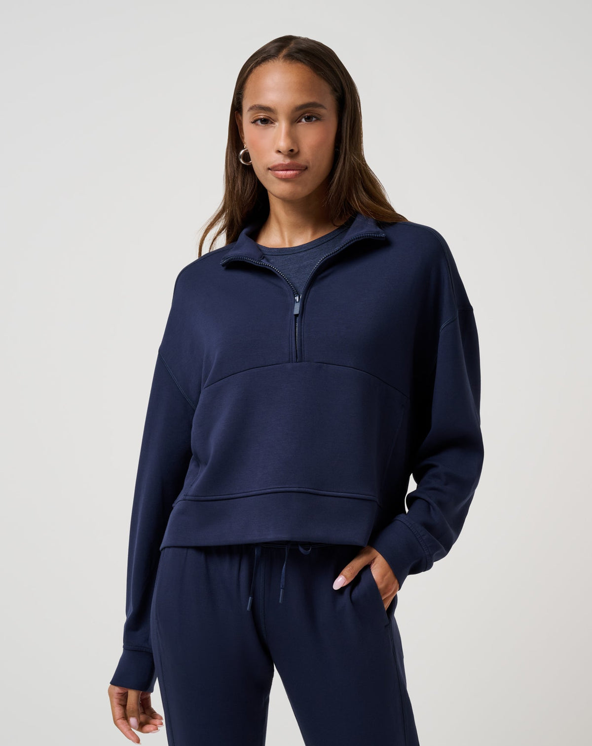 Skyloft Soft Half Zip 2.0 Navy Blazer | Travis Mathew