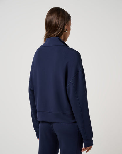 Skyloft Soft Half Zip 2.0 Navy Blazer | Travis Mathew