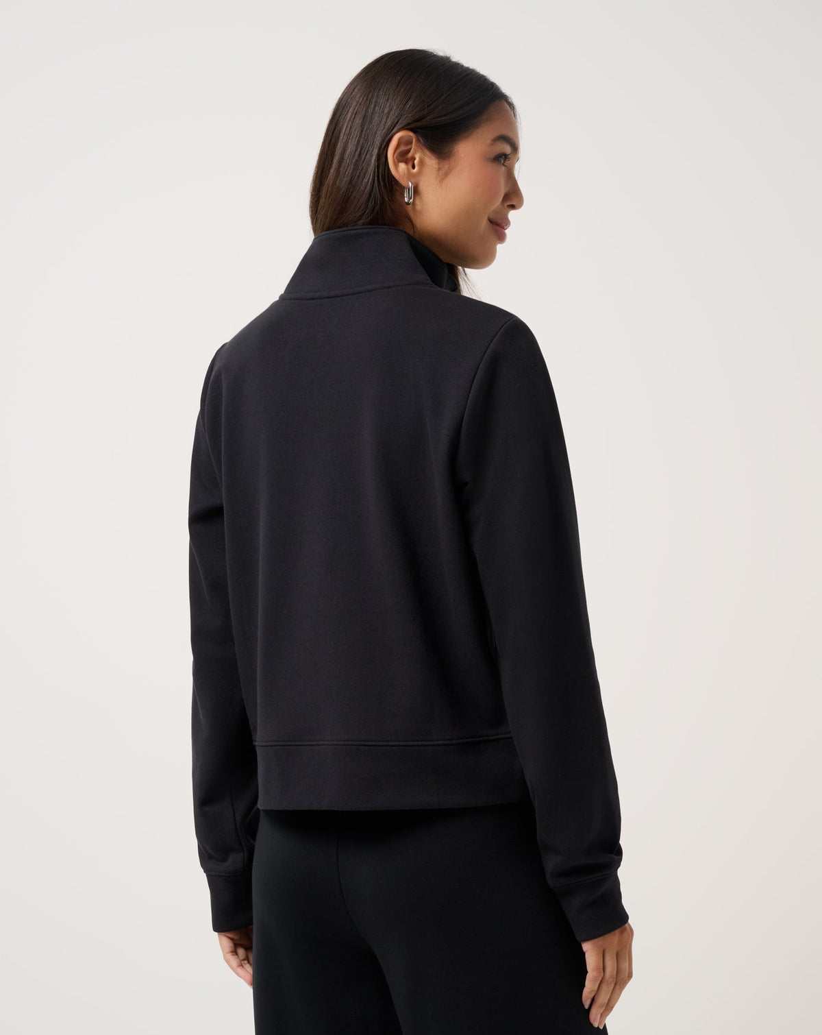 Cloud Fleece Half Zip 2.0 Black | Travis Mathew