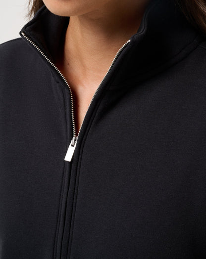Cloud Fleece Half Zip 2.0 Black | Travis Mathew