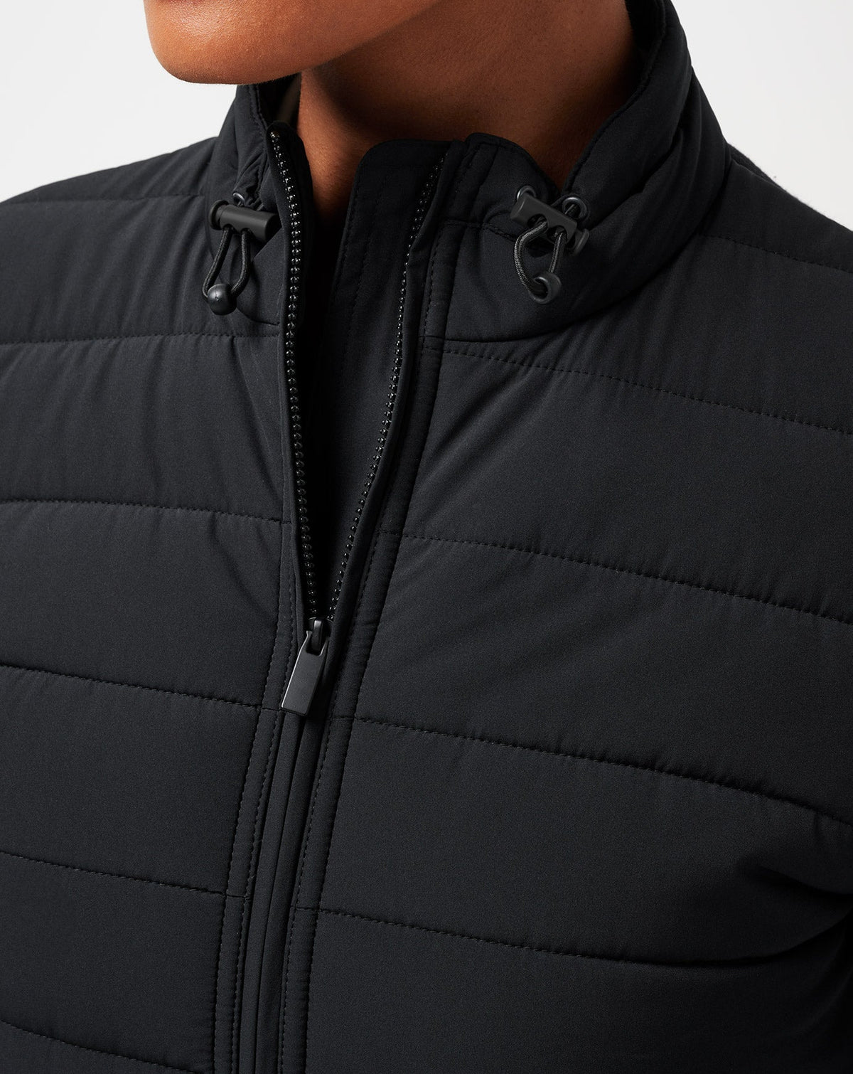 Skyloft Soft Espresso Martini Full Zip Heather Black | Travis Mathew