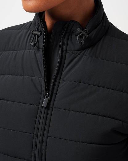 Skyloft Soft Espresso Martini Full Zip Heather Black | Travis Mathew