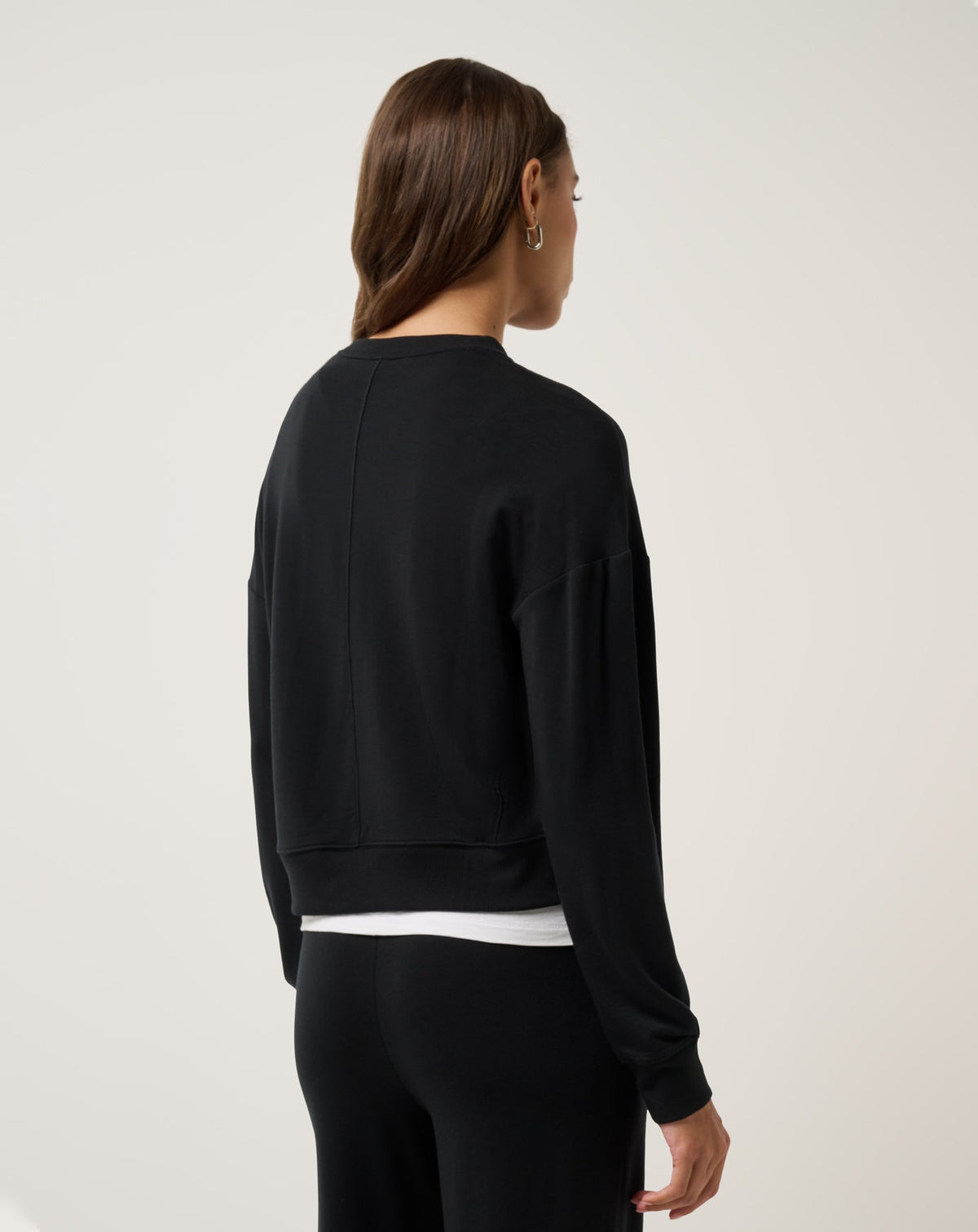 Cloud Terry Crew Black | Travis Mathew