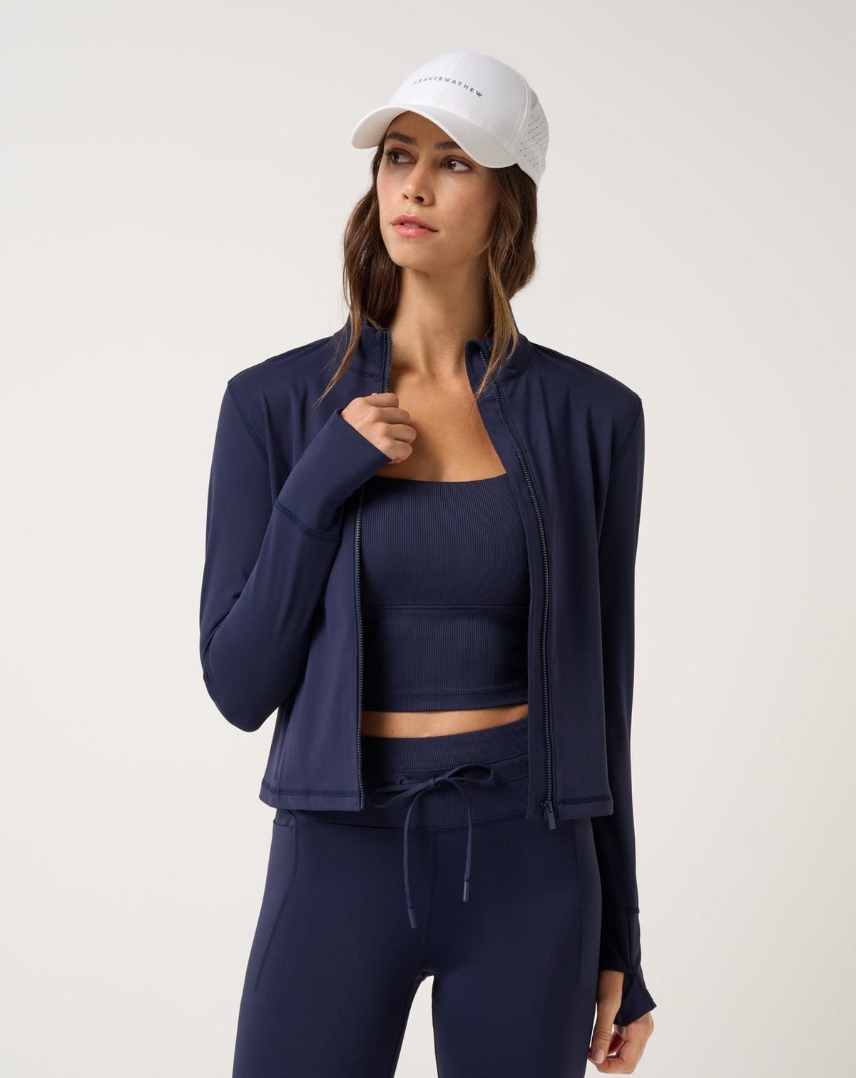 Moveknit Full Zip 2.0 Navy Blazer | Travis Mathew