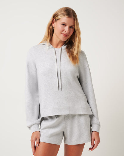 Skyloft Soft Hoodie Heather Light Grey | Travis Mathew