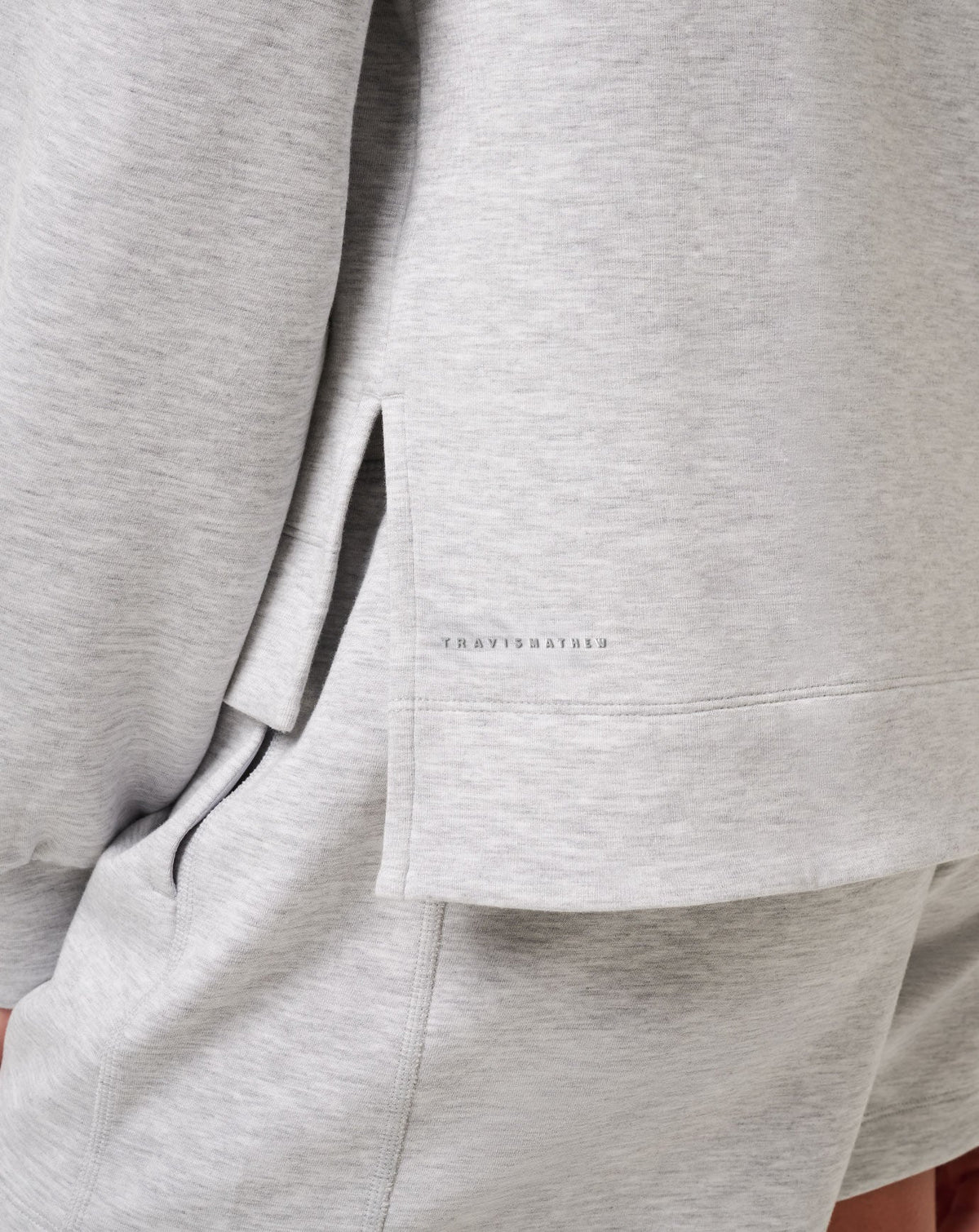 Skyloft Soft Hoodie Heather Light Grey | Travis Mathew