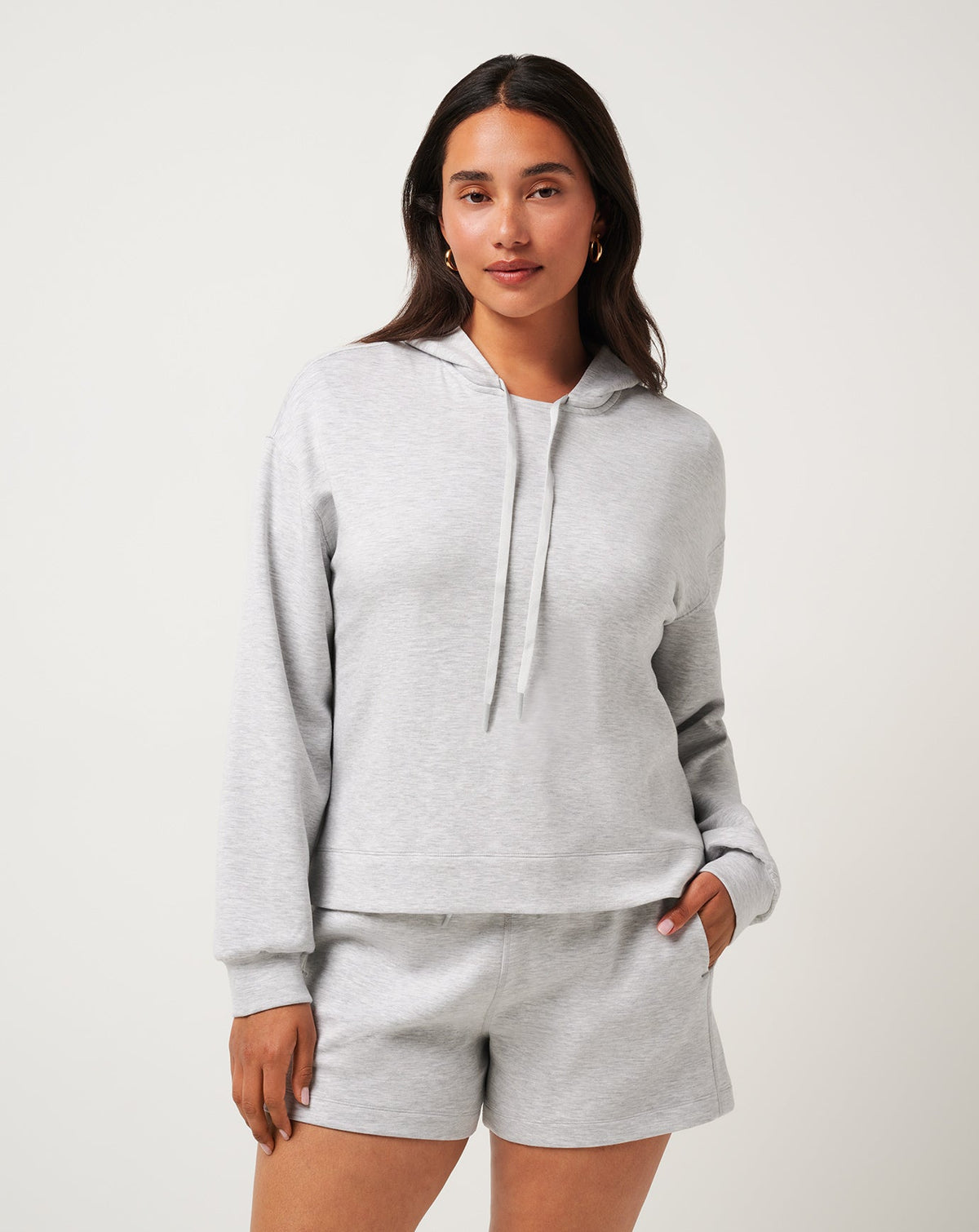 Skyloft Soft Hoodie Heather Light Grey | Travis Mathew