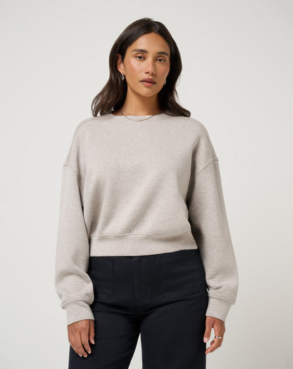 Cloudscape Pullover Heather Savannah Tan | Travis Mathew