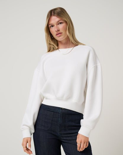 Cloudscape Pullover Snow White | Travis Mathew