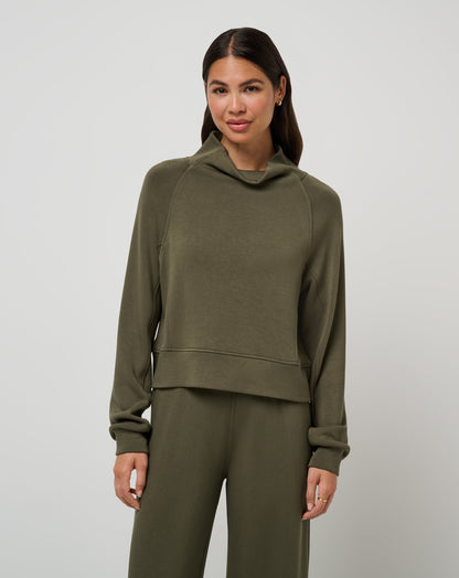 Skyloft Soft Funnel Neck Grape Leaf | Travis Mathew