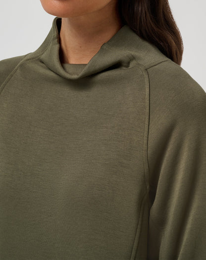 Skyloft Soft Funnel Neck Grape Leaf | Travis Mathew