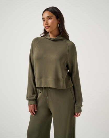 Skyloft Soft Funnel Neck Grape Leaf | Travis Mathew