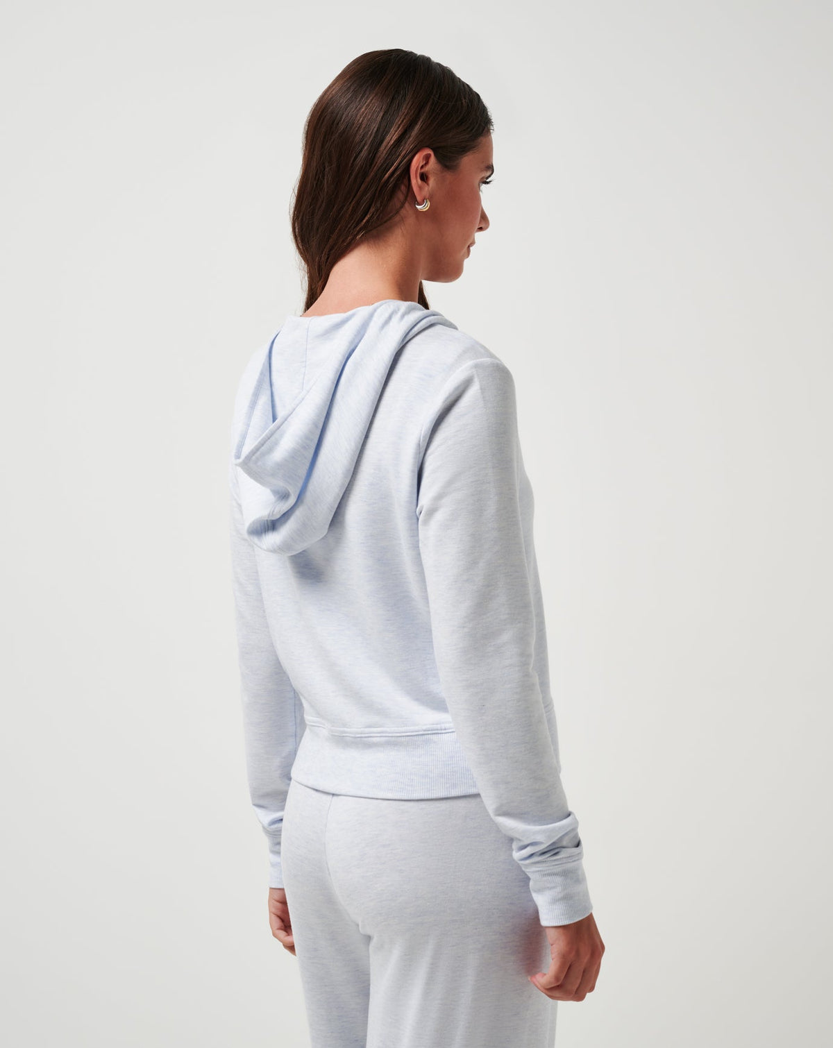 Cloud Terry Zip Hoodie Heather Ancient Water | Travis Mathew