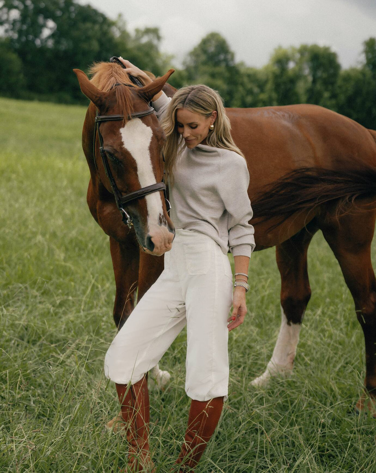 Skyloft Soft Funnel Neck Heather Savannah Tan | Travis Mathew