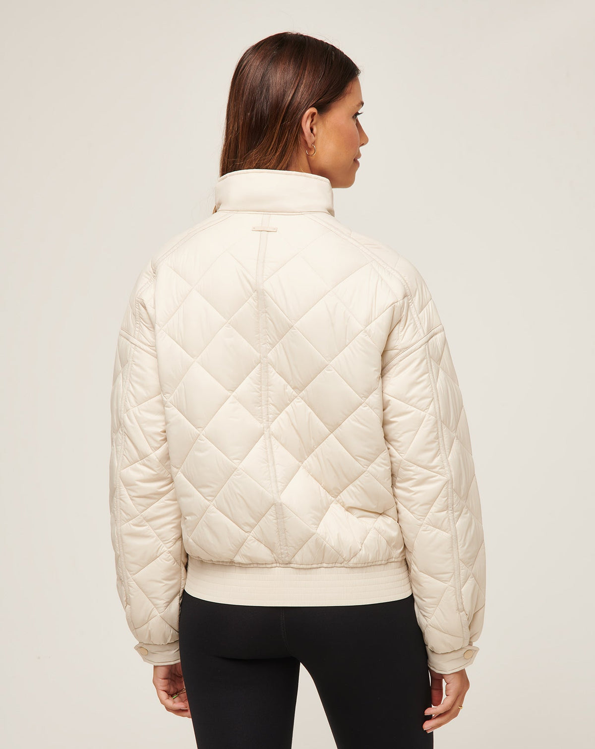 Lights At Night Quilted Jacket Pumice Stone | Travis Mathew