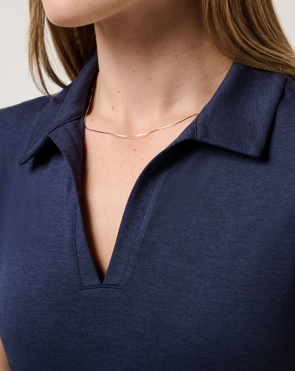 Skyloft Light Polo Heather Navy Blazer | Travis Mathew