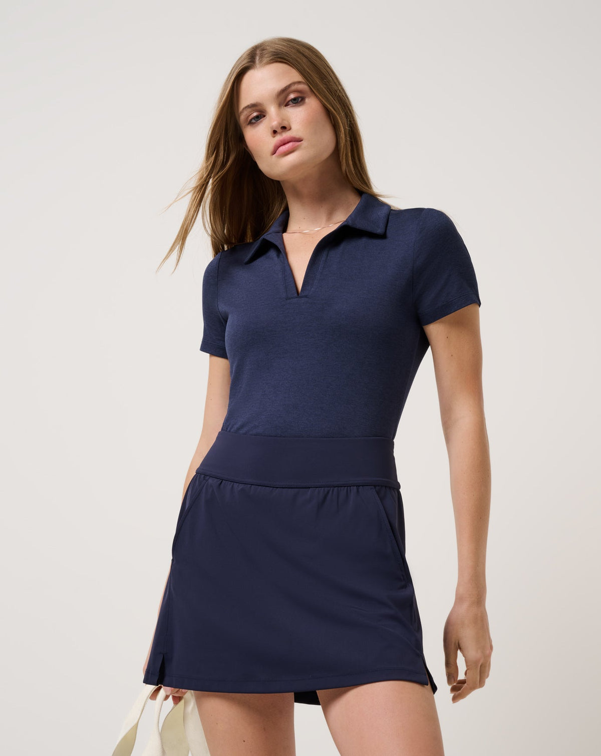 Skyloft Light Polo Heather Navy Blazer | Travis Mathew