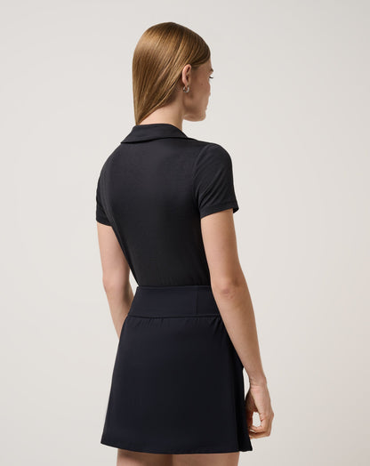 Skyloft Light Polo Heather Black | Travis Mathew