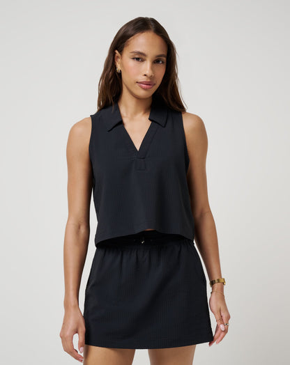 Timeless Breezeblend Polo Black | Travis Mathew