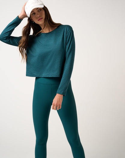 Skyloft Light Celestia Top Heather Dark Sea | Travis Mathew