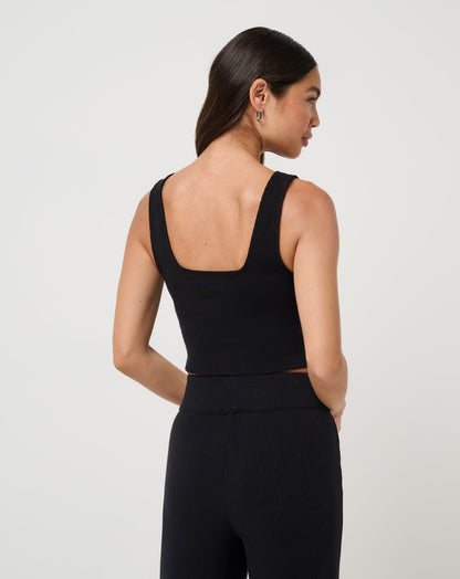 Evening Retreat Tank Black | Travis Mathew