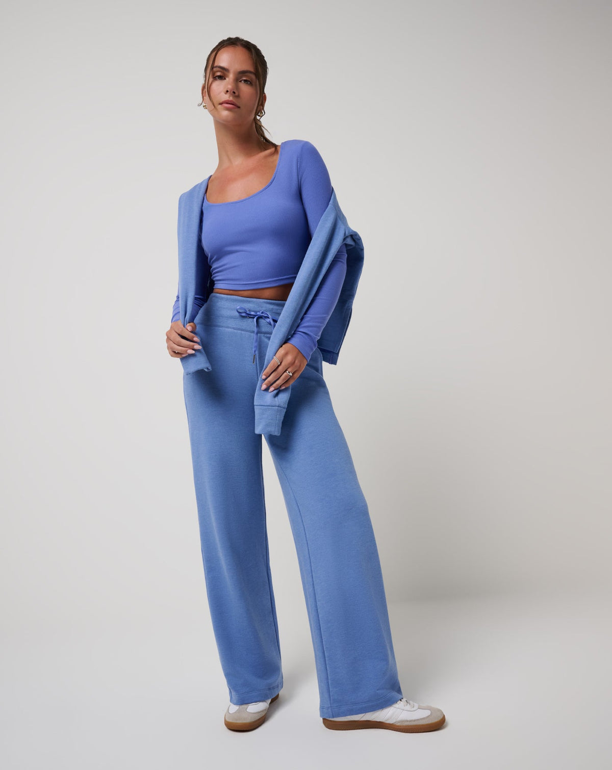 Solara Cloud Rib Top Baja Blue | Travis Mathew