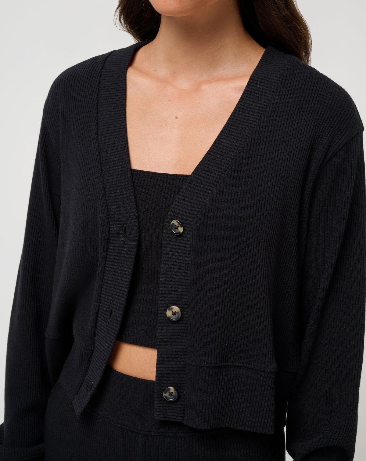 Evening Retreat Cardigan Black | Travis Mathew