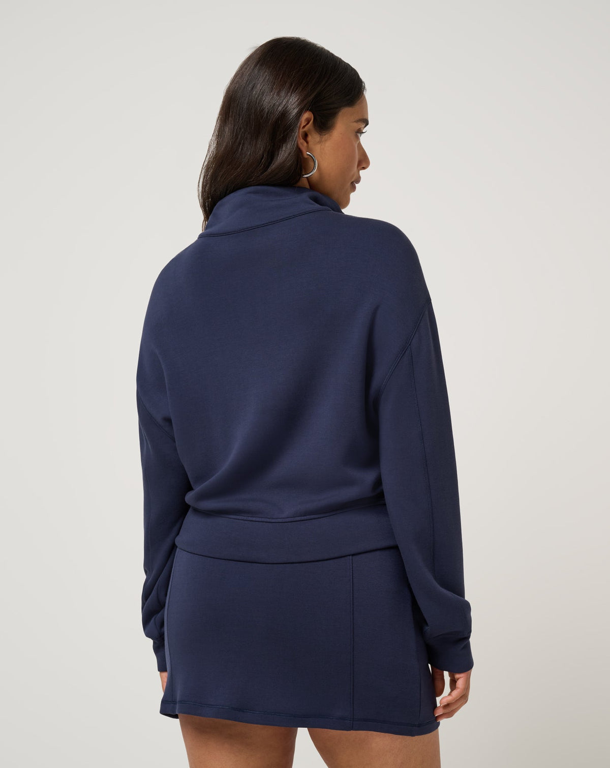 Skyloft Soft Echo Half Zip Navy Blazer | Travis Mathew