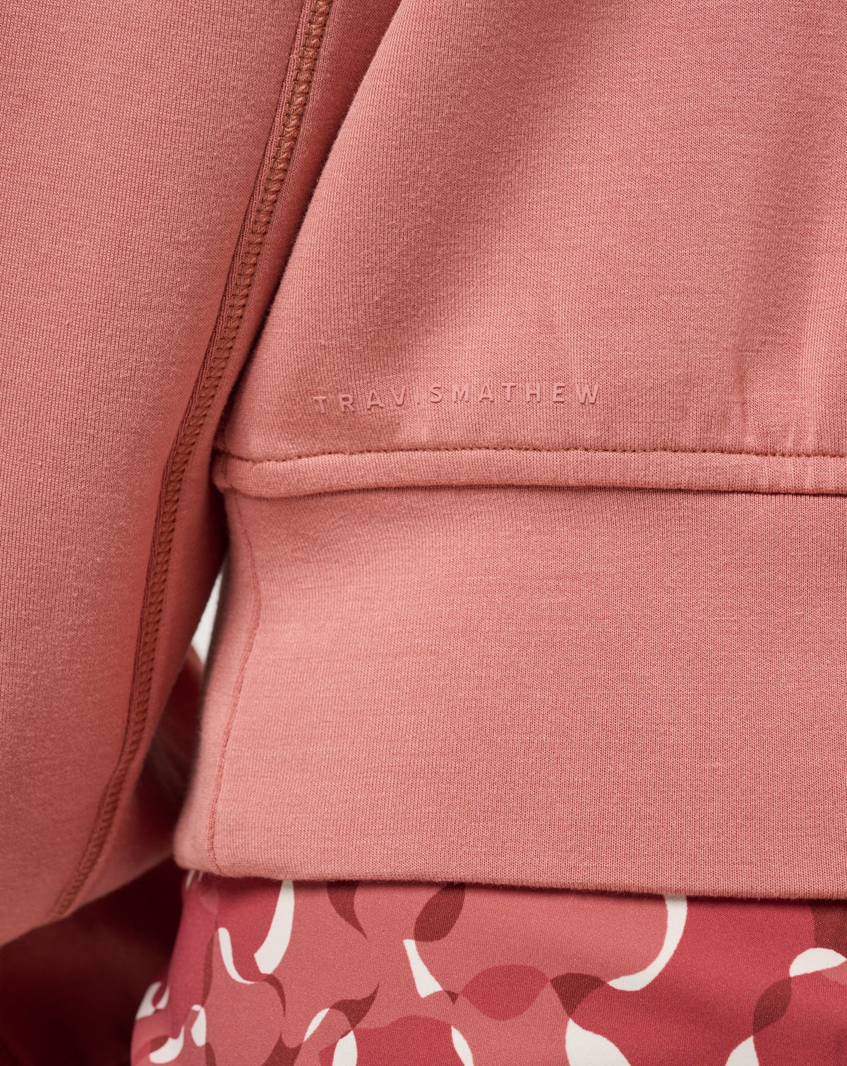 Skyloft Soft Echo Half Zip Brick Dust | Travis Mathew