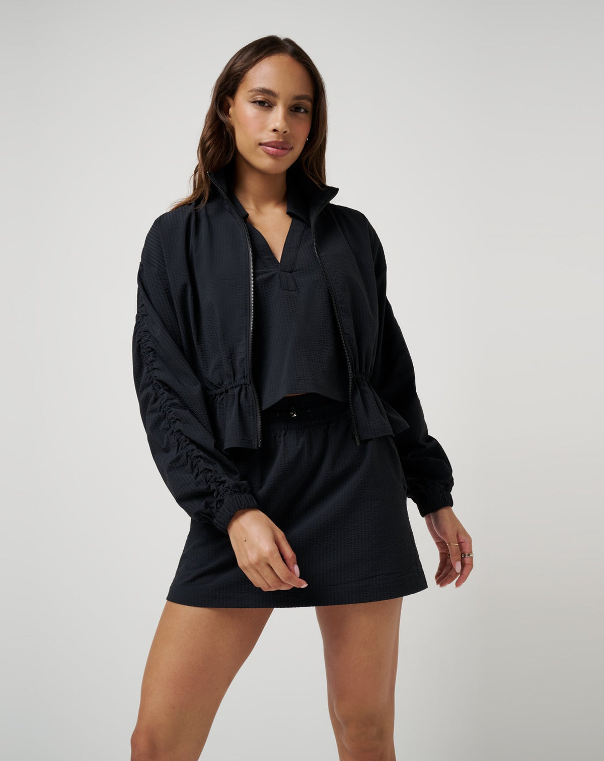 Timeless Breezeblend Full Zip Black | Travis Mathew
