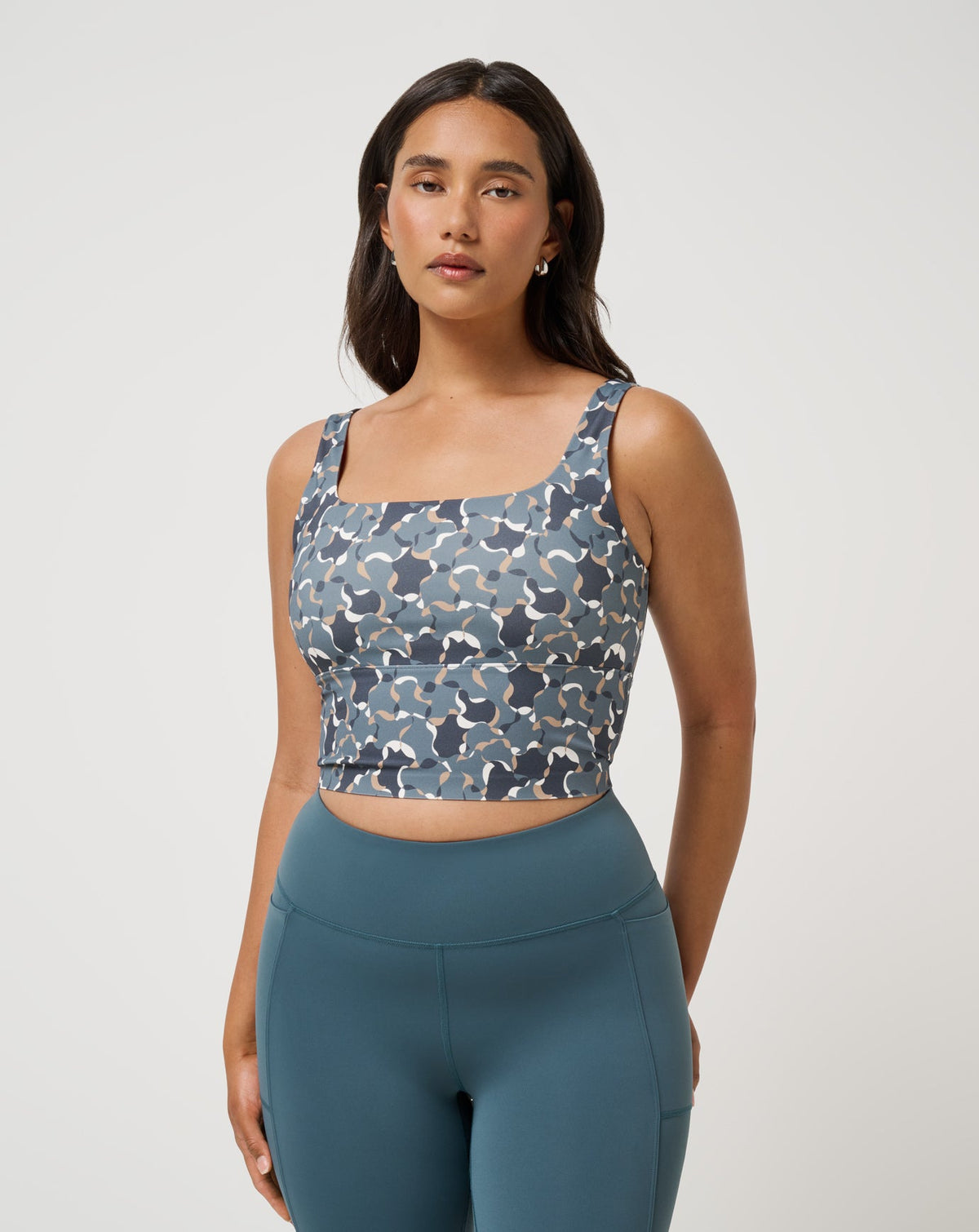 Moveknit Printed Tank Dark Slate Multi | Travis Mathew