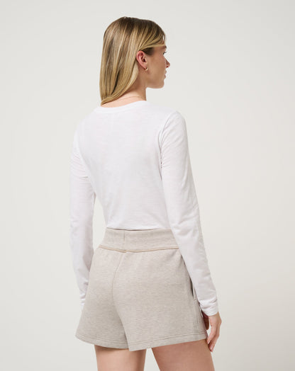 Cloud Long Sleeve Tee White | Travis Mathew