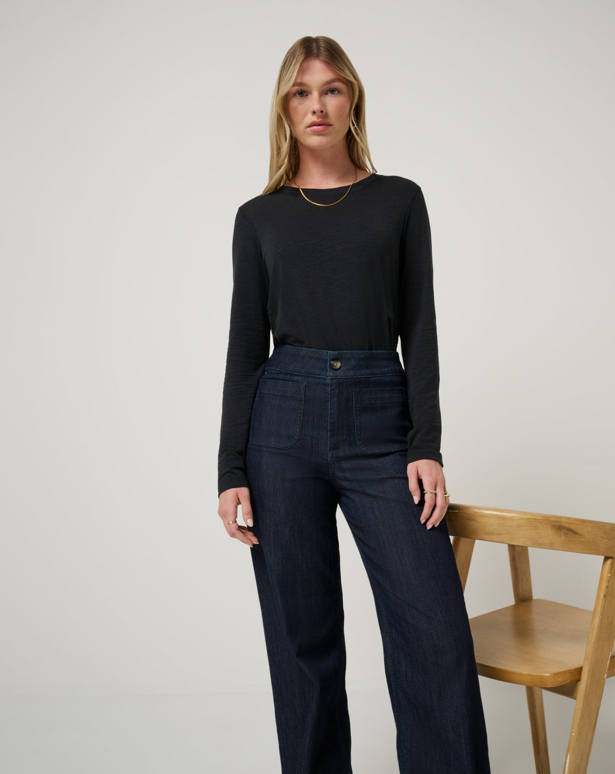 Cloud Long Sleeve Tee Black | Travis Mathew